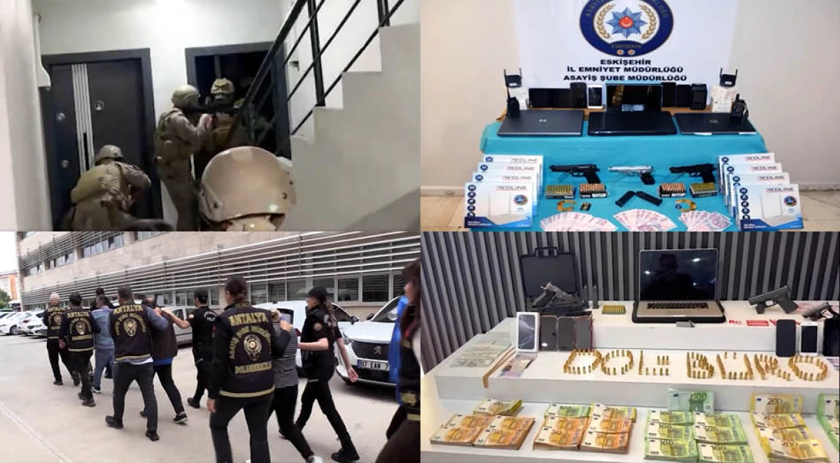 17 ilde 17 dolandırıcılık şebekesi çökertildi