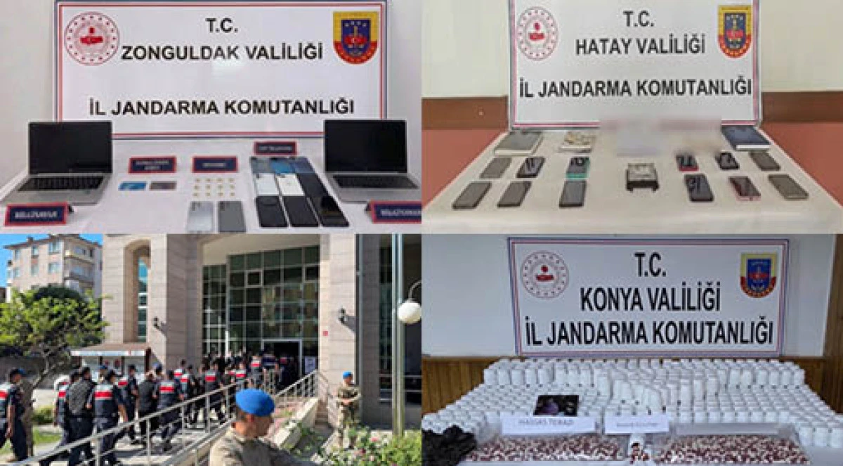 24 ilde 32 organize su&ccedil; &ouml;rg&uuml;t&uuml;ne operasyon: 197 tutuklama