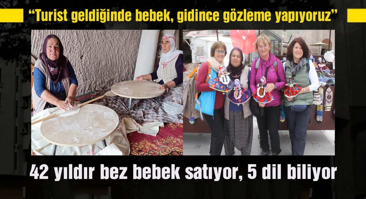 42 yıldır sattığı bez bebekler için 5 dil öğrendi