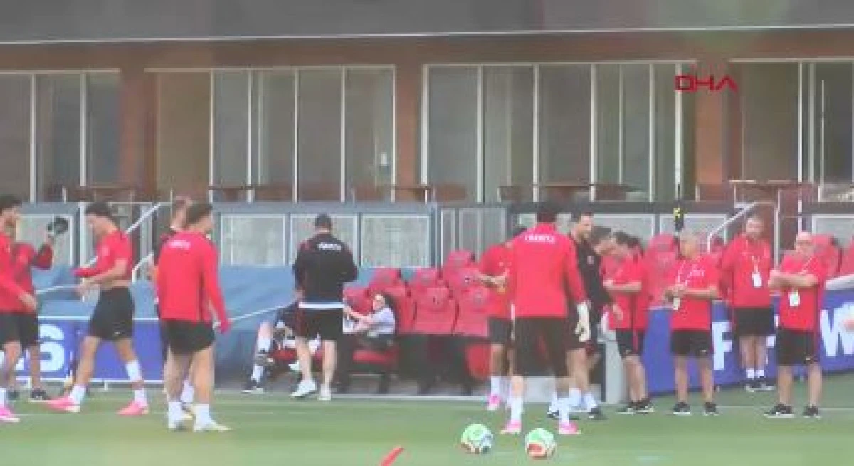 A Milli Futbol Takımı, San Francisco&rsquo;daki ilk antrenmanını yaptı