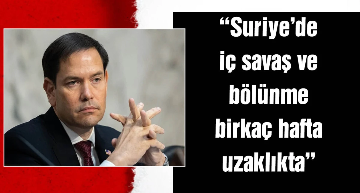 ABD'den Suriye uyarısı