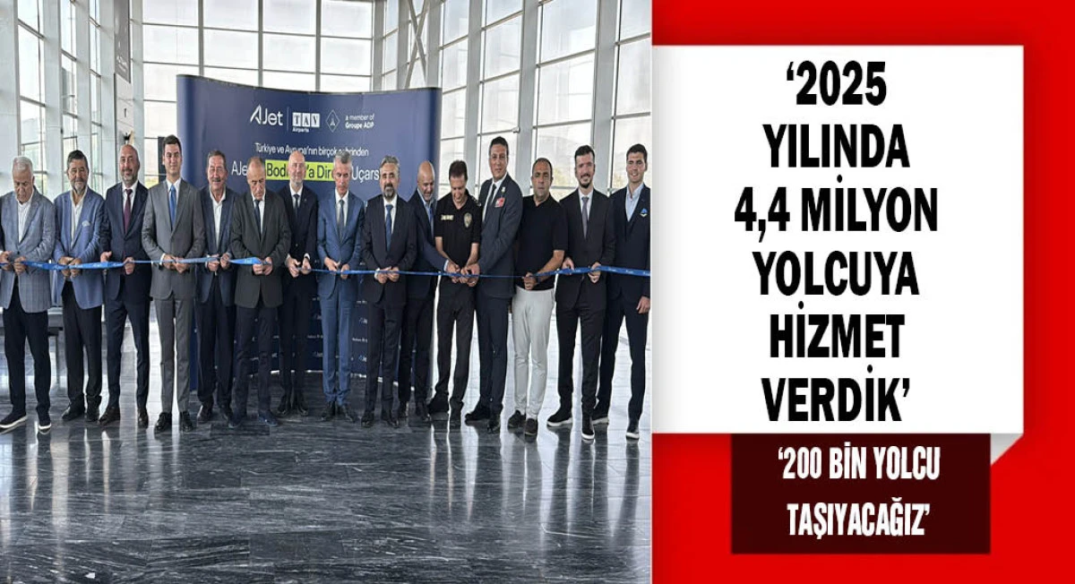 AJet, Milas-Bodrum Havalimanı'ndan Avrupa&rsquo;ya direkt seferlere başladı