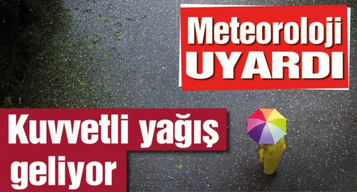 AKOM'dan İstanbul'a kuvvetli yağış ve fırtına uyarısı