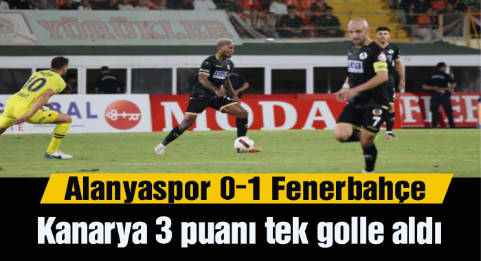 Alanyaspor sahasında Fenerbahçe'ye yenildi