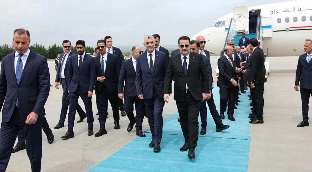 Bakan Bolat, Irak Başbakanı Sudani'yi karşıladı