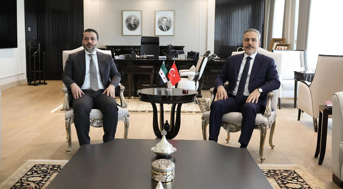 Bakan Fidan, Suriyeli mevkidaşı Şeybani ile görüştü