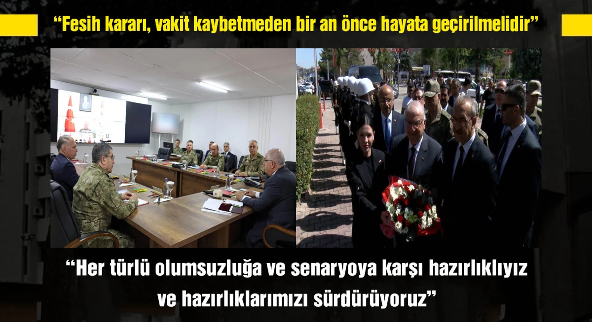 Bakan Güler: Daima güçlü ve uyanık bulunmak zorundayız