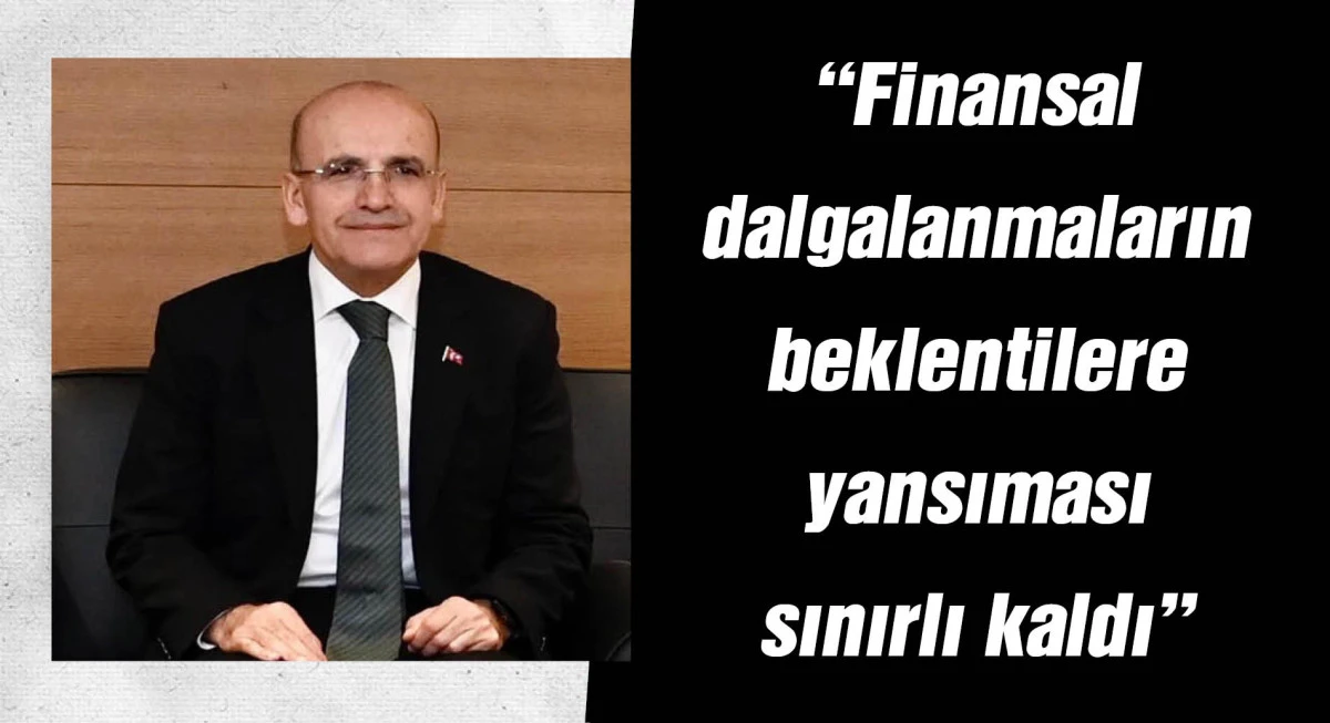 Bakan Şimşek: Reel sektörün enflasyon beklentileri iyileşiyor