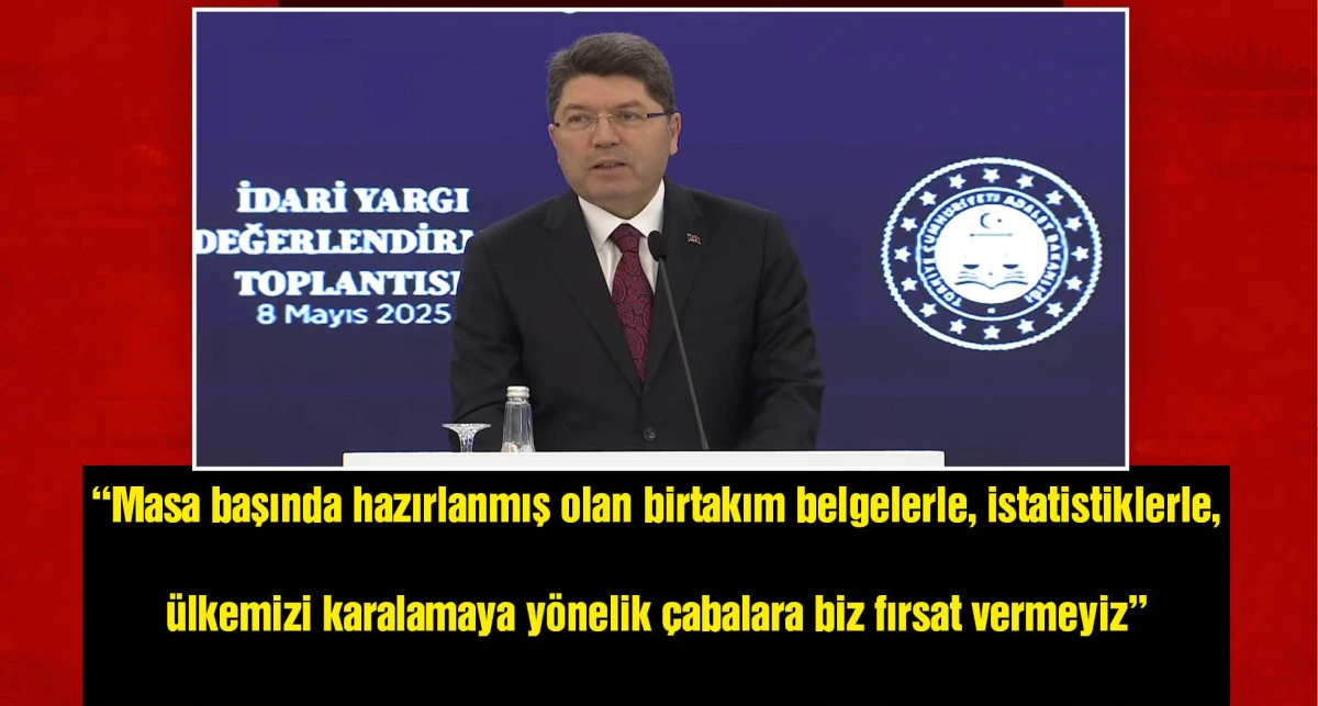 Bakan Tunç: Demokrasisi olmayan ülkelerin, Türkiye'nin üzerinde gösterilmesi inandırıcı değil