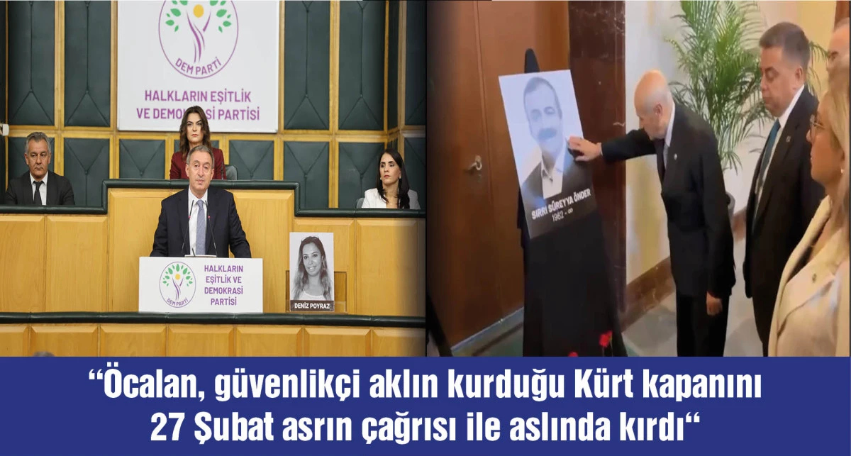 Bakırhan: 'Türkiye Yüzyılı'na mühür vuracak kutlu hedefler için yol bellidir