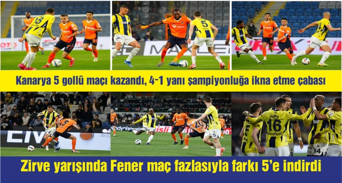 Başakşehir-Fenerbahçe: 1-4