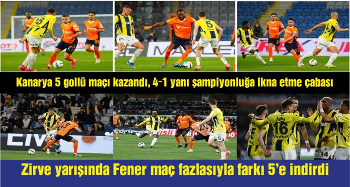 Başakşehir-Fenerbahçe: 1-4