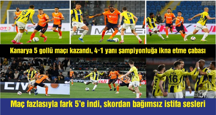 Başakşehir-Fenerbahçe: 1-4