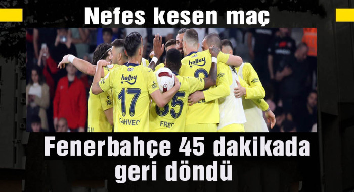 Batshuayi atıyor, Fenerbahçe kazanıyor!