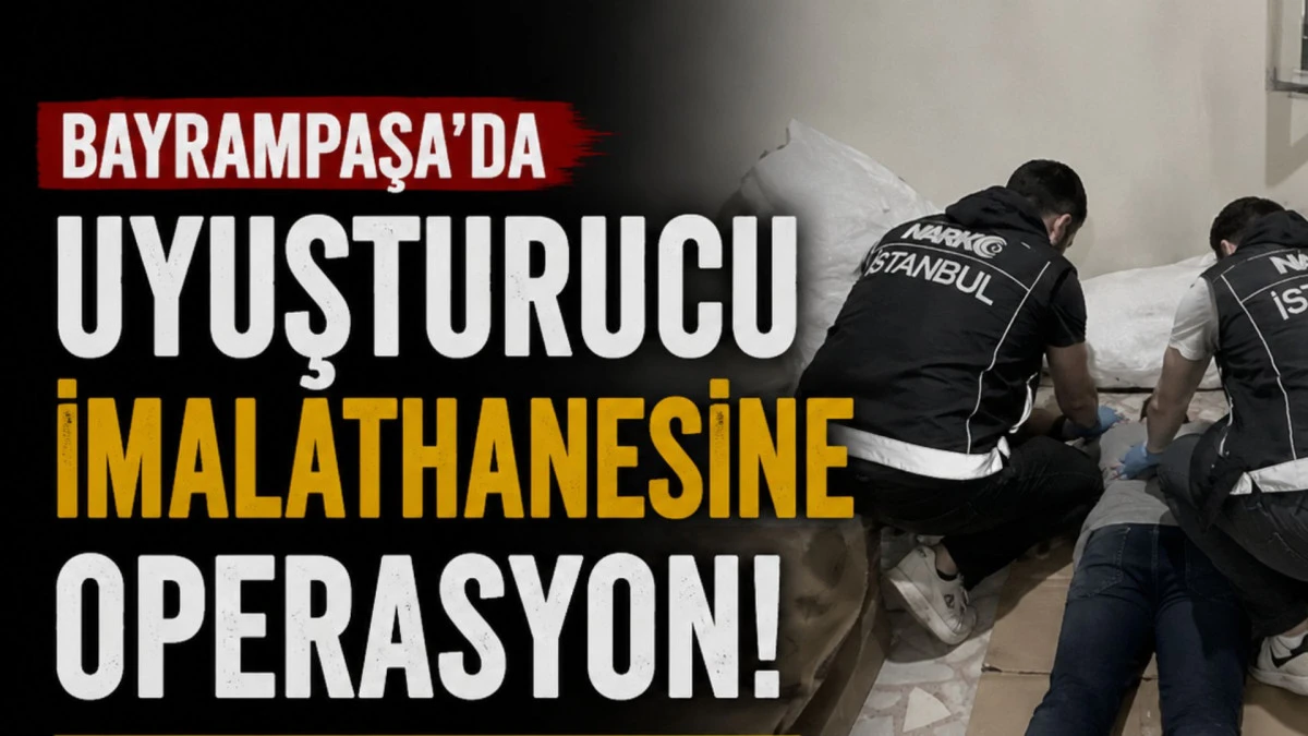 Bayrampaşa'da uyuşturucu imalathanesine operasyon: 1 g&ouml;zaltı