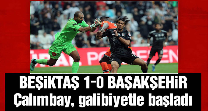 Beşiktaş sahasında Başakşehir'i 1-0 yendi