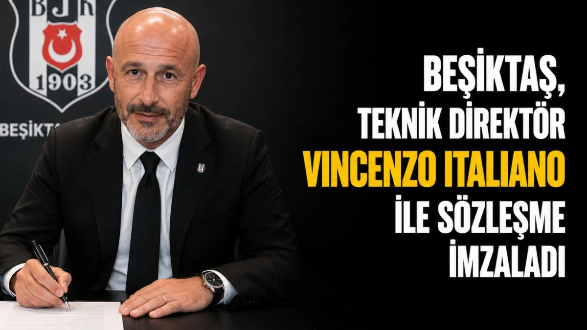 Beşiktaş, teknik direkt&ouml;r&uuml; Vincenzo Italiano i&ccedil;in imza t&ouml;reni d&uuml;zenledi