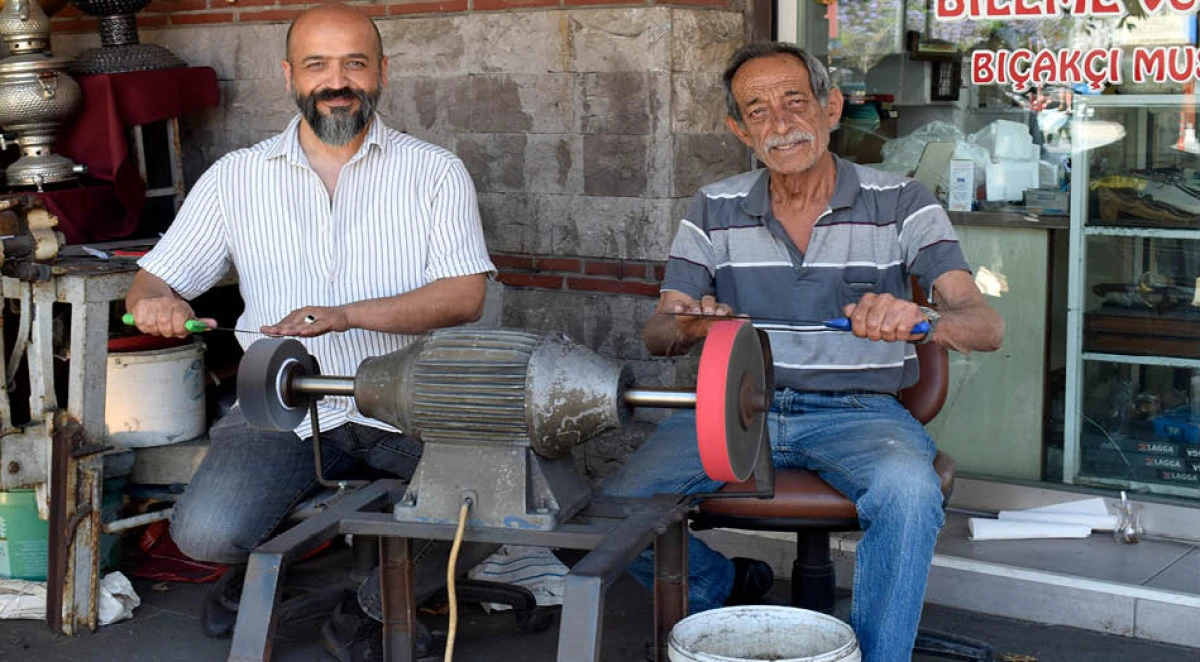 Bıçakçılarda bayram tarifesi; bileme 50 lira