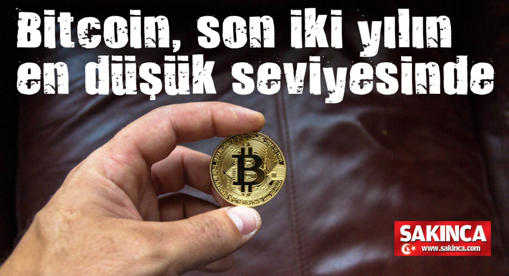 Bitcoin, son iki yılın en düşük seviyesine geriledi!