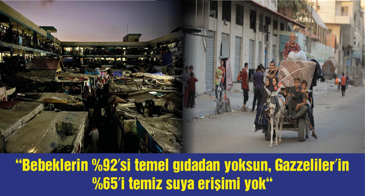 BM: Gazze'deki bebeklerin yüzde 92'si temel gıdalardan yoksun