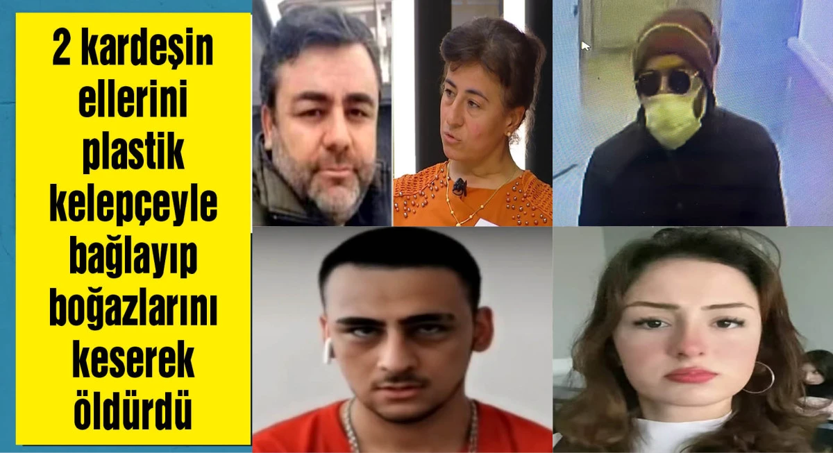 Boğazları kesilerek öldürülen kardeşler gözyaşlarıyla uğurlandı, şüpheli adliyede
