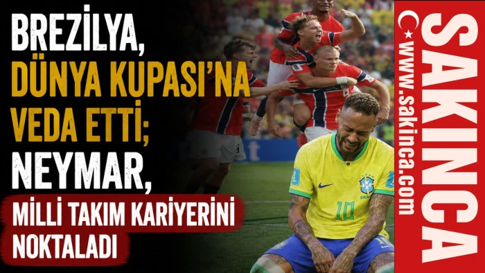 Brezilya, D&uuml;nya Kupası'na veda etti! Erling Haaland şov yaptı