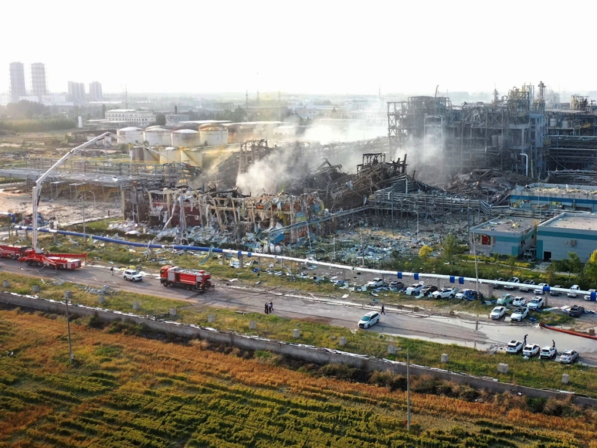 Çin'de kimya fabrikasında patlama: 5 ölü