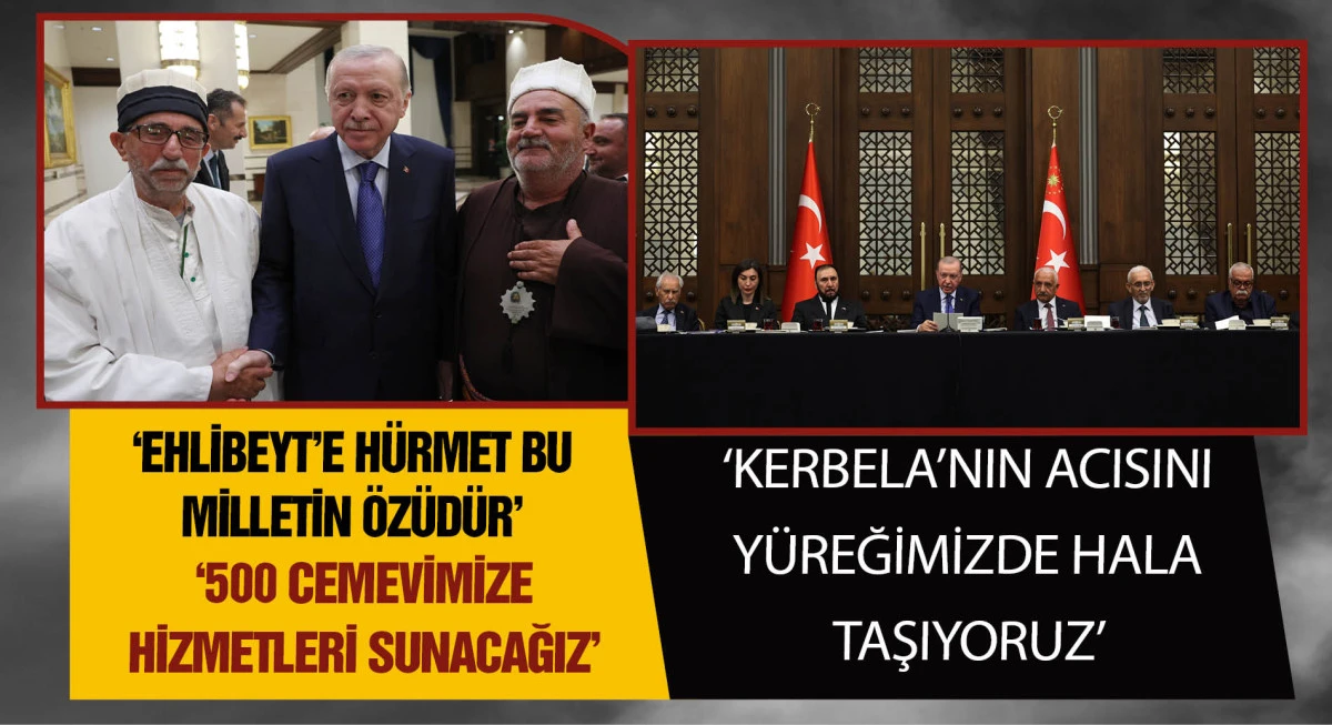 Cumhurbaşkanı Erdoğan: Alevi canlarımızı asla ihmal etmedik