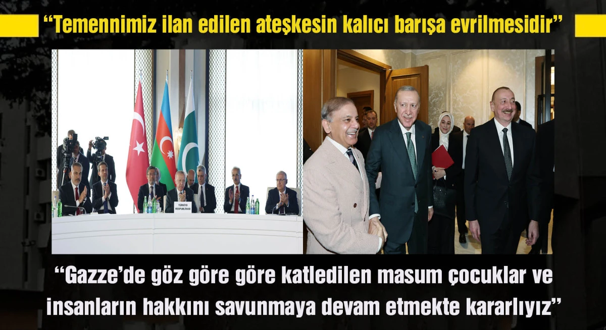 Cumhurbaşkanı Erdoğan: Bölgenin huzurunu bozmaya çalışan girişimlere karşı duracağız
