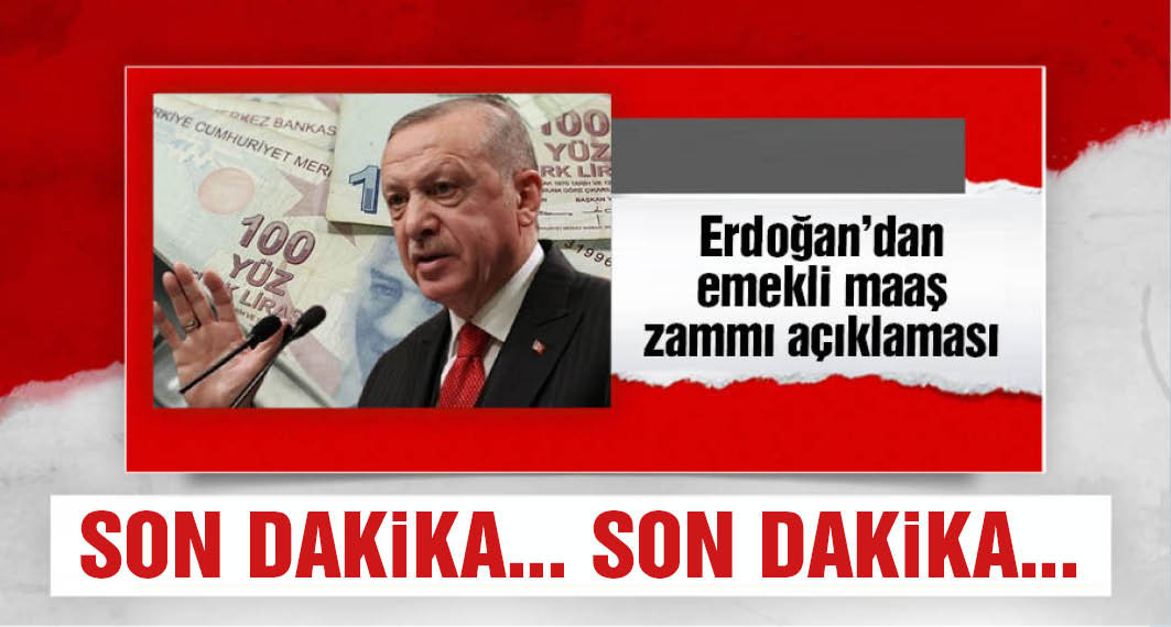 Cumhurbaşkanı Erdoğan emeklilere zam için tarih verdi: 'Gözden geçireceğiz'
