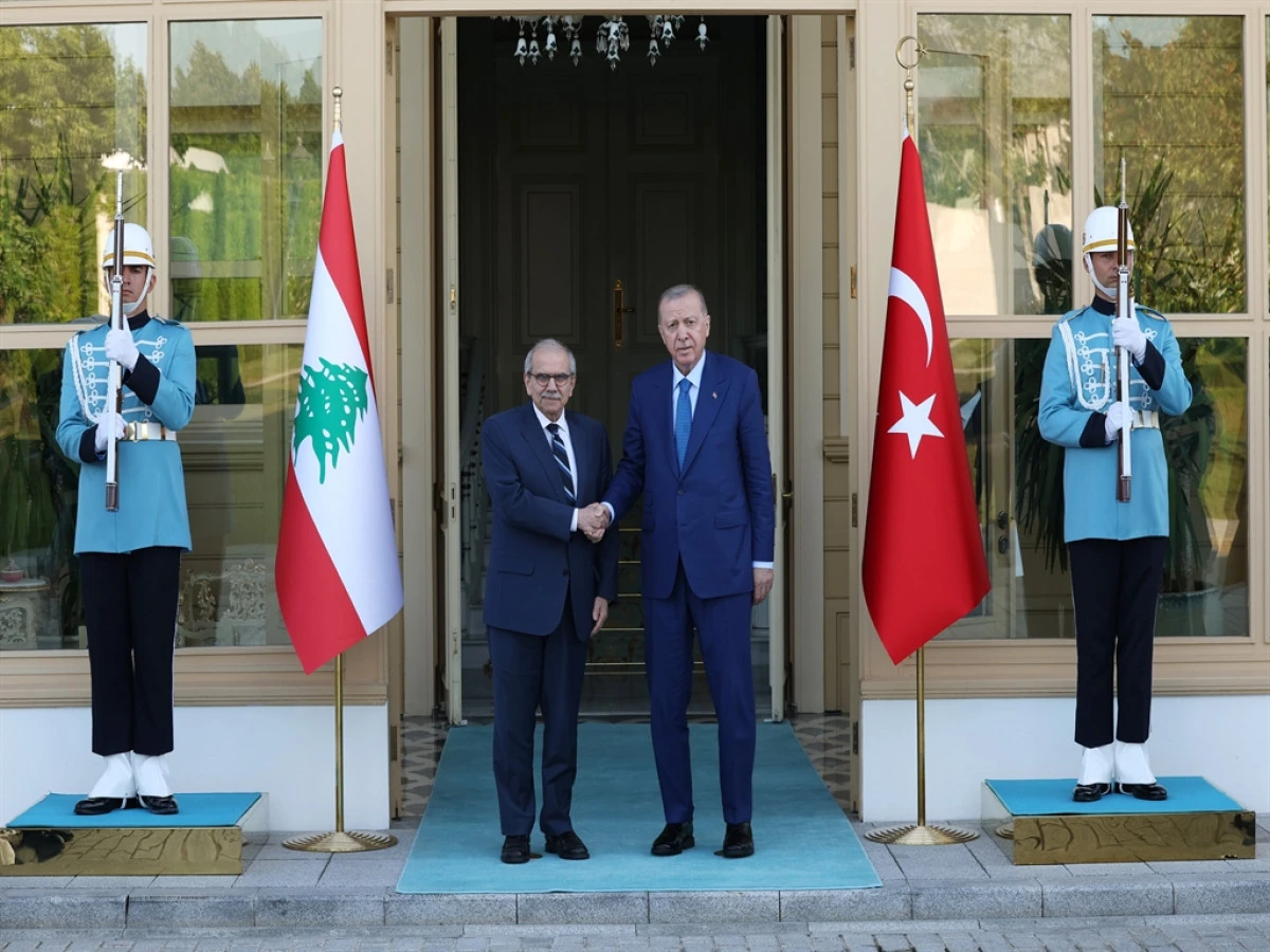 Cumhurbaşkanı Erdoğan, L&uuml;bnan Başbakanı Selam'ı kabul etti