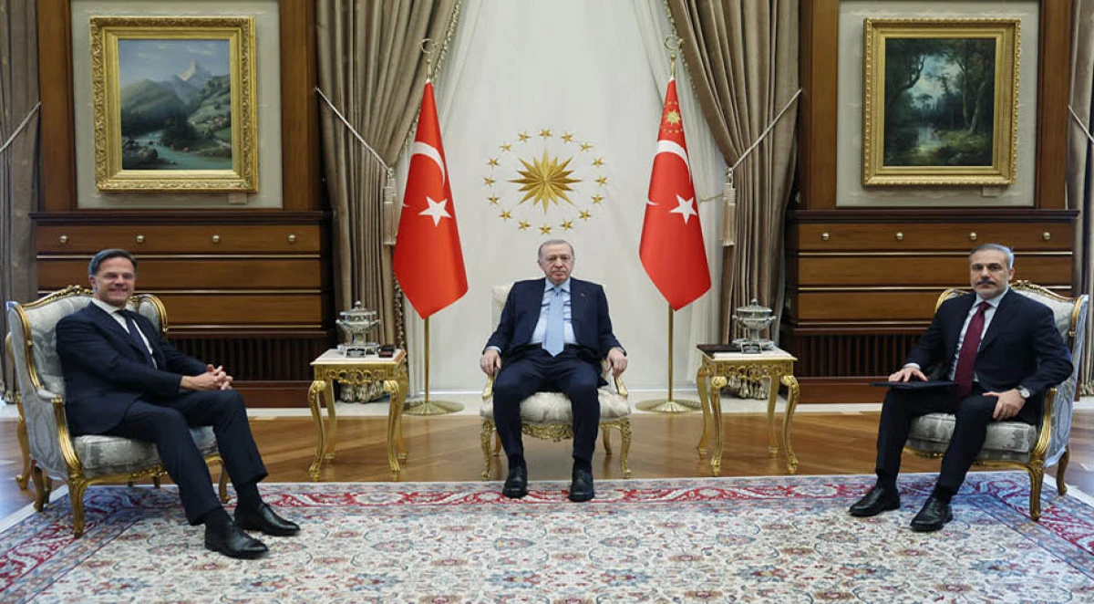 Cumhurbaşkanı Erdoğan, NATO Genel Sekreteri Rutte'yi kabul etti