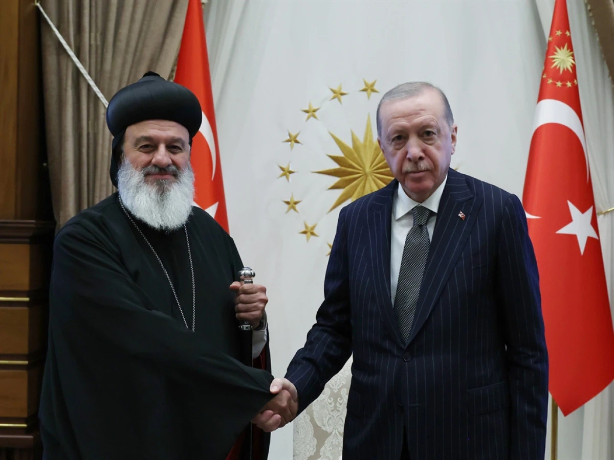 Cumhurbaşkanı Erdoğan, S&uuml;ryani Ortodoks Kilisesi Patriği'ni kabul etti