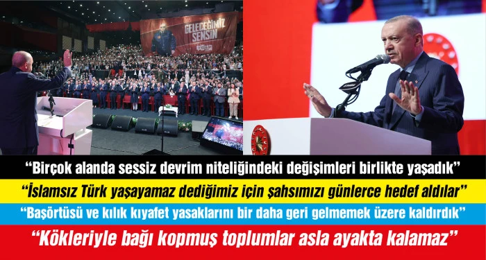 Cumhurbaşkanı Erdoğan: Yolsuzluklarını perdelemek için gençlerin arkasına saklananlara bugüne kadar prim vermedik
