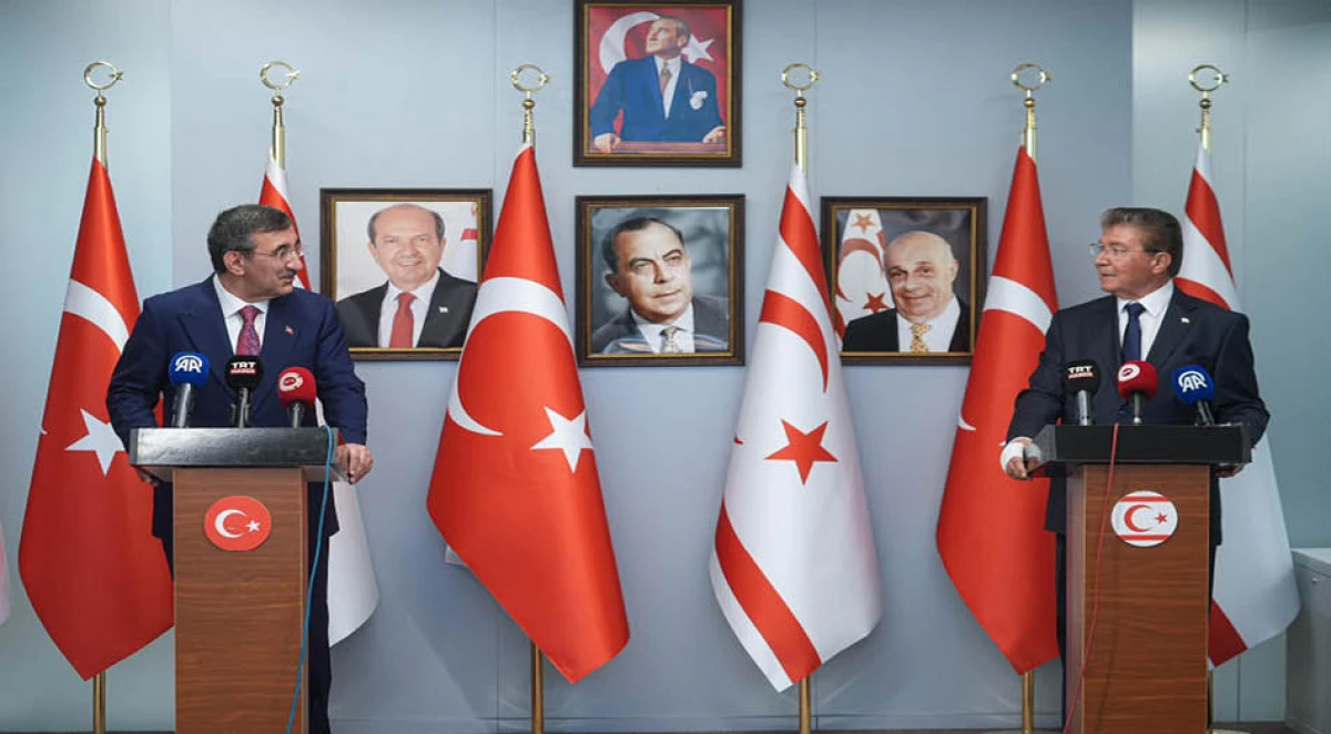 Cumhurbaşkanı Yardımcısı Cevdet Yılmaz, KKTC'de