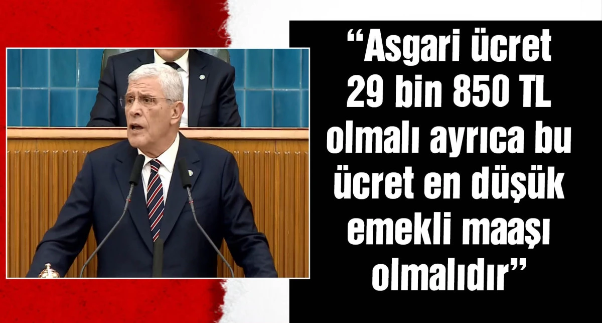 Dervişoğlu: Asgari ücret en az 29 bin 850 TL olmalı