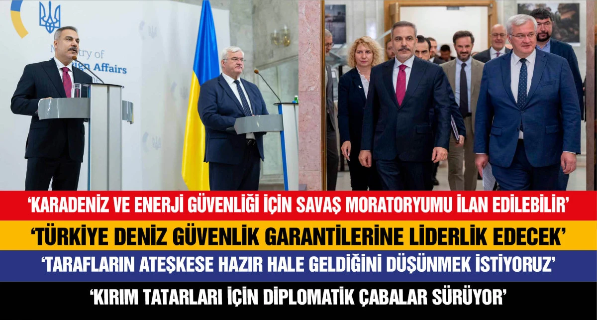 Dışişleri Bakanı Fidan: Savaşın Karadeniz'e taşınmasını istemiyoruz