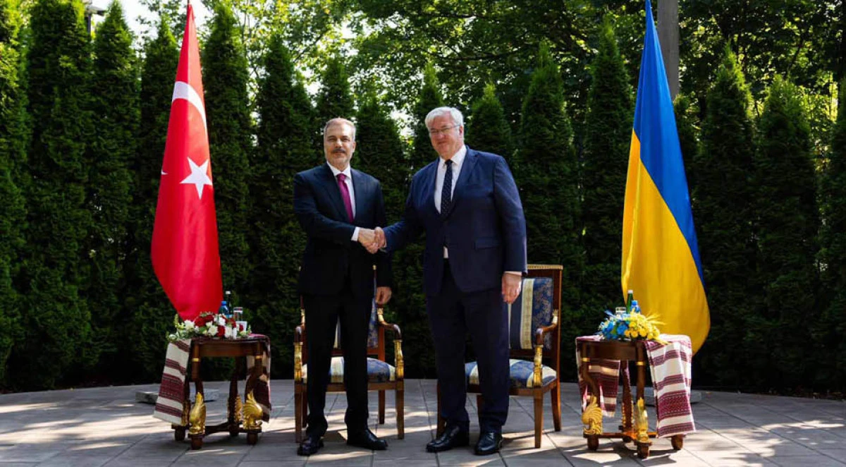 Dışişleri Bakanı Fidan, Ukraynalı mevkidaşı Sibiha ile g&ouml;r&uuml;şt&uuml;
