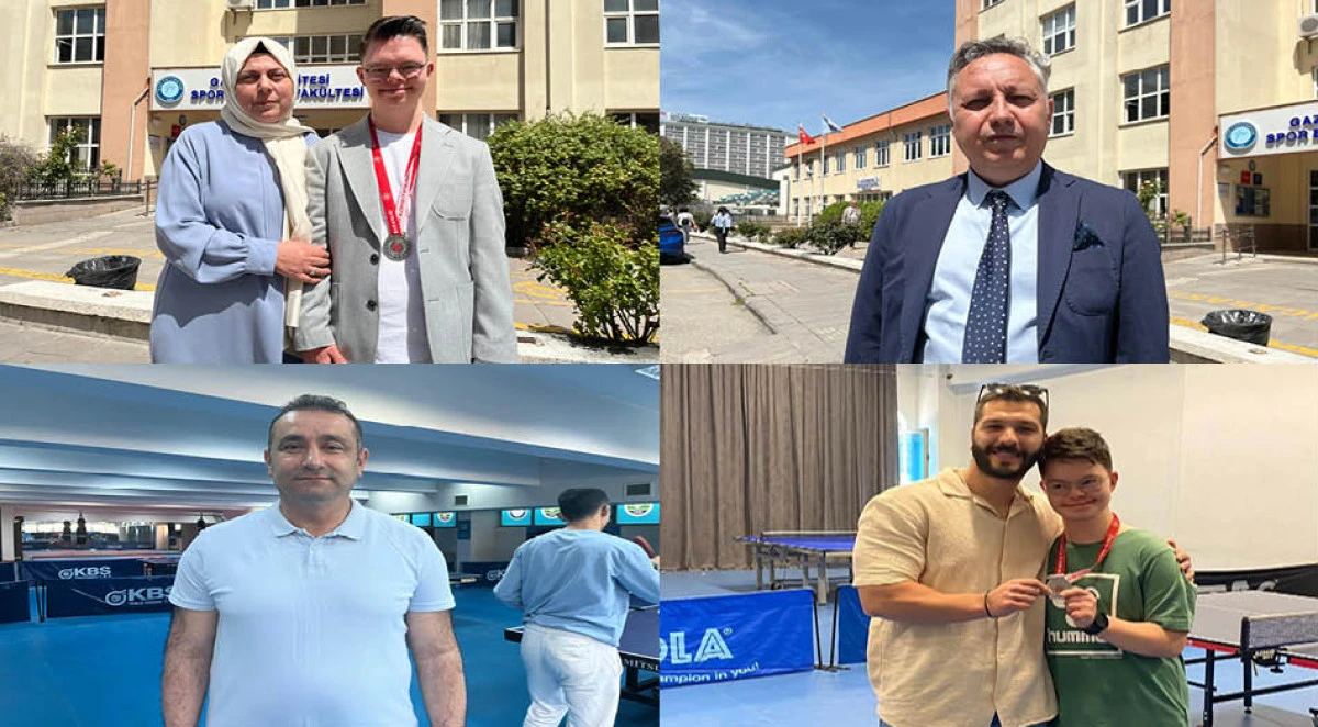 Down sendromlu üniversiteli sporla hayata bağlandı