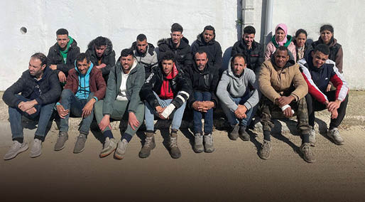  Edirne’de 17 kaçak göçmen yakalandı