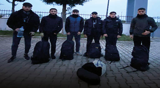  Edirne’de 6 kaçak göçmen ile 1 organizatör yakalandı