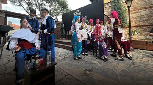 Edirne'de Etnografya Müzesi'nde, Rumeli düğünü canlandırıldı
