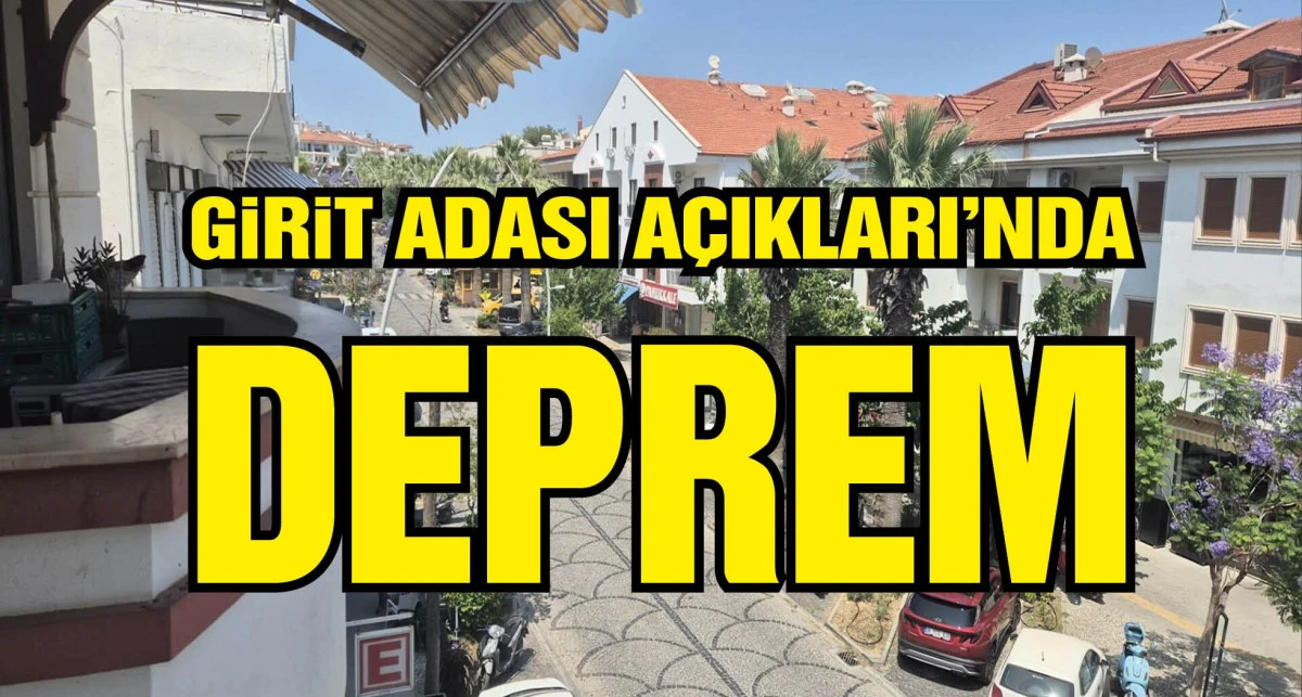 Ege Denizi'nde 5 büyüklüğünde deprem