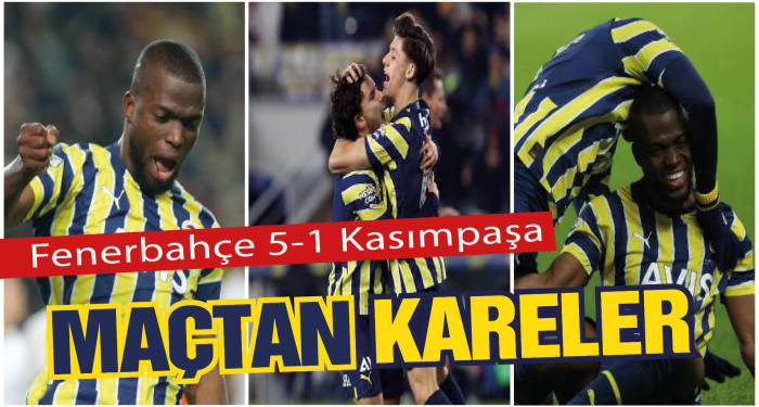 Fenerbahçe, Kasımpaşa karşısında gol oldu yağdı