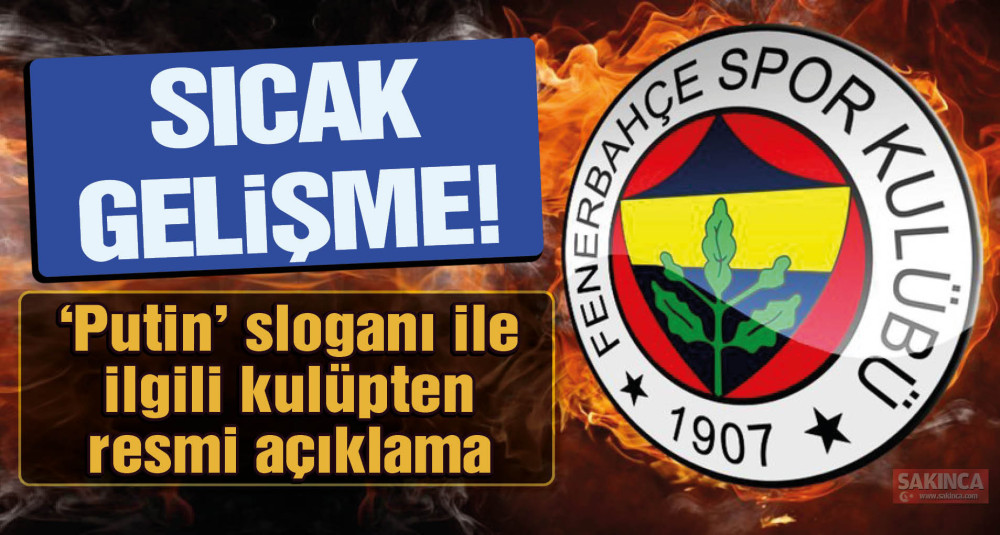 Fenerbahçe: Tribünlerden yükselen reaksiyonu kesinlikle kabul etmiyoruz
