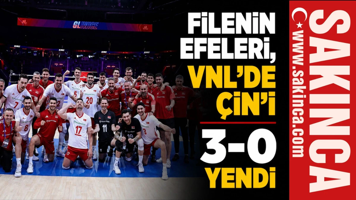 Filenin Efeleri, VNL&rsquo;de &Ccedil;in&rsquo;i 3-0 yendi