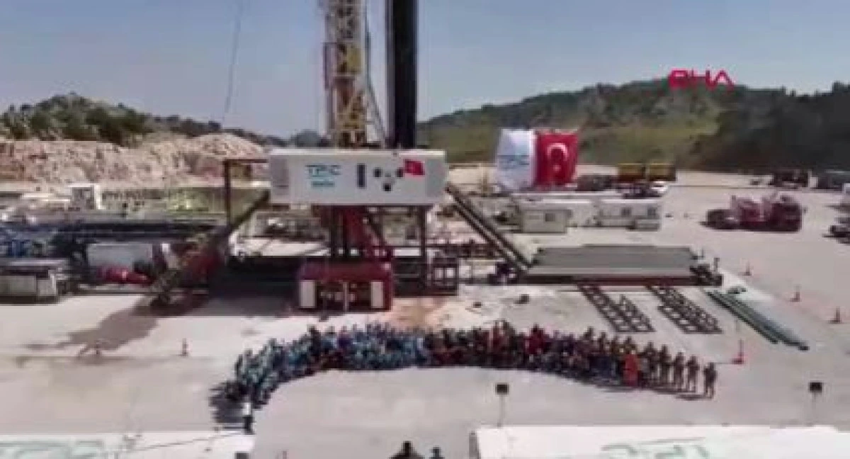 Gabar Dağı'nda sondaj kulesinde 130 personelle tatbikat