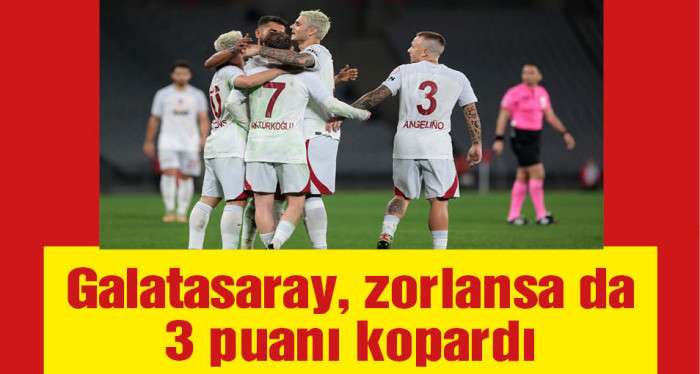Galatasaray, İstanbulspor deplasmanından 3 puanı kaptı 