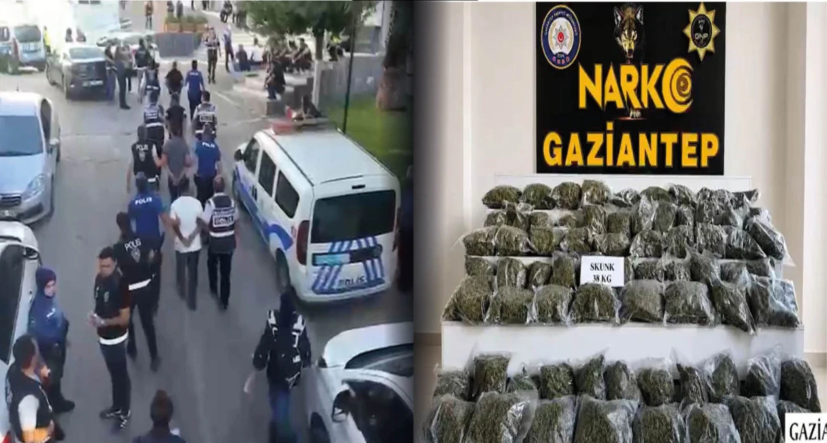 Gaziantep merkezli 14 ilde 'Narko Kapan' operasyonu; 382 g&ouml;zaltı