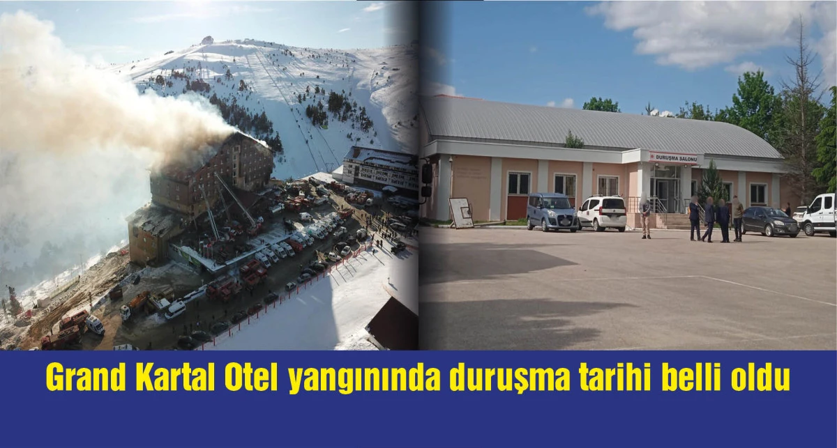 Grand Kartal Otel yangınına ilişkin davanın görüleceği salonda hazırlıklar başladı